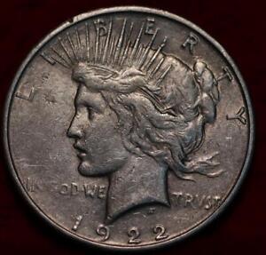 1922-S San Francisco Mint Silver Peace Dollar