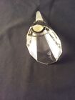 Oleg Cassini Faceted Crystal Wine Champagne Bottle Stopper NO INITIALS