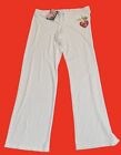 Juicy Couture Y2K Velour Tracksuit Pants Only White size L W/ Tags