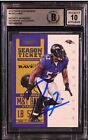 Ray Lewis Signed 2012 Panini Contenders #8 (BGS | Autograph Graded BGS 10)