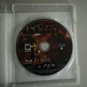The Cursed Crusade (Sony PlayStation 3, 2011) Disk Only