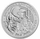 2024 Great Britain 1 oz Silver Britannia and Liberty Coin BU