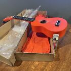 Mahalo Nubone Shinny Orange  Ukulele U30G-PP w/ Canvas Case 4 String Instrument