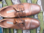 Mens Bostonian Leather Shoes 10.5 brown taupe