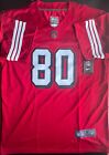 San Francisco 49ers #80 Jerry Rice Red stitched Football Jersey Men’s Size M NWT