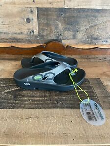 OOFOS Original Sport Unisex Sandal Black/Gray NWT Size M3 W5