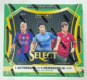 2016-2017 Panini Select Soccer Hobby Box Sealed Free Shipping