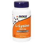 NOW Foods L-Lysine, 500 mg, 100 Tablets - Collagen Synthesis & Immune Function