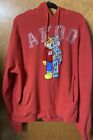Authentic Akoo Hoodie Pullover Red With Crystal Accents Size 2XL XXL