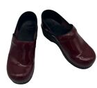 Dansko Red Patent Leather Slip On Clog Women's Size 36 / 5.5 -6 BLEMISH