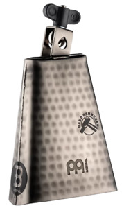 Meinl Percussion 8 Inch Hammered Cowbell - Hand Brush Steel - Timbales Cowbell..