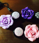【US Stock】3D Fineest Rose Flower Travel Case Eye Care Kit Contact Lens HolderBox