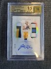 2020 PANINI FLAWLESS DUAL SILVER JUSTIN HERBERT ROOKIE PATCH AUTO /20 BGS 9.5