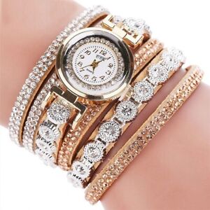 Womens Casual Wristwatches Analog Quartz Fashion Bracelet Watch 12-Hour For Gift