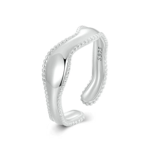 925 Sterling Silver Rings CZ Weeding Jewelry Women Gifts Elegant versatile WOSTU
