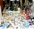 Huge Vtg/Mod Estate Mixed Jewelry Lot Signed Speidel Monet Star Betsey Napier ++