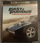 Fast & Furious: 8-Movie Collection 4k Ultra HD + Blu-Ray + Digital New Sealed