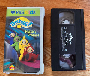 Vintage TELETUBBIES NURSERY RHYMES VHS Clamshell PBS Kids