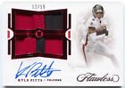 2021 Panini Flawless Kyle Pitts Rookie Autograph Ruby Dual Patch Auto #/15
