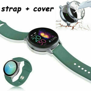 Silicone Strap Screen Protector Case For Samsung Galaxy Watch Active 2 40mm 44mm
