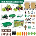 Sandbox Farm Animal Toys Action Figure Toys With 2.2lb Magic Sand For Toddlers