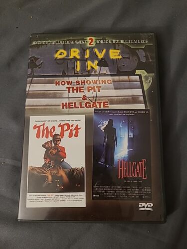 The Pit/Hellgate (DVD) Anchor Bay 80's Horror Double Feature HTF RARE OOP