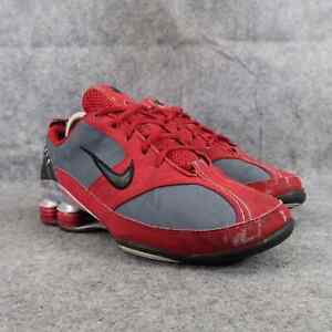 Nike Shoes Womens 8 Athletic Trainers Shox Sneakers Vintage Sport Red Grey Low