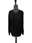 Apt. 9 Womens Large Black V-Neck Cashmere Sweater