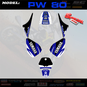 Graphics Kit Decals Stickers Bline Black Fits YAMAHA PW 80 PW80 1983-2020
