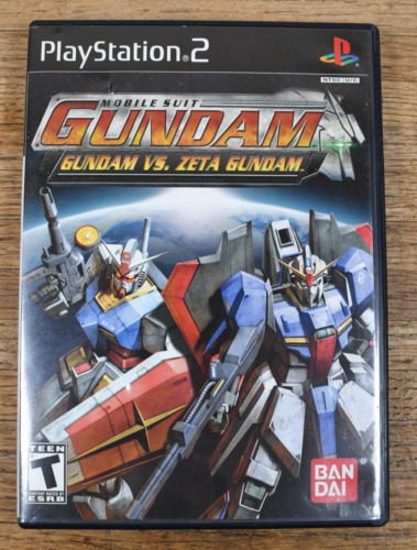 Mobile Suit Gundam vs Zeta Gundam PlayStation 2 PS2 Complete with Manual