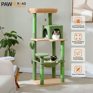 PAWZ Road Cat Tree Tower Scratching Posts Cat Condo Trees for Large Cats Bed Toy