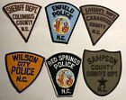 New ListingVintage Lot Police & Sheriff Uniform Patches Lot of 6