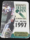 Murphy's Stout 1997 Drink Coaster Irish Open Golf Druids Glen Sam Torrance Promo