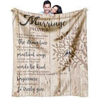 New ListingWedding Gifts for Couples 2024, Bridal Shower Gift 60'' X 50'' Marriage Prayer