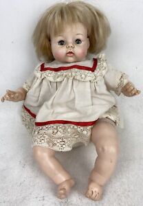Vintage 1961 Madame Alexander Pussy Cat Cry Baby Doll