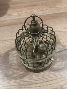 Vintage Bronze Decorative Bird Cage