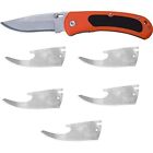 Camillus TigerSharp Folding Pocketing Clip Knife with 6 Replacement Titanium...