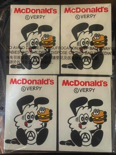 Mcdonald x Verdy Hong Kong Worldwide Exclusive Vick 4 pcs Figure Limited Set