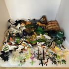 Made In China Toy Lot Bugs Reptiles Frogs Bats Farm Animals Lions Pigs Dinosaurs