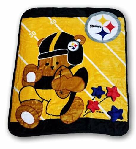 NFL Pittsburgh Steelers Plush Fleece Baby Blanket
