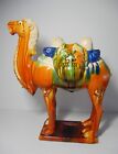 Vintage Chinese Tang Tri-colored Glazed Pottery Camel （唐三彩 骆驼）12