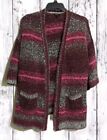 Womens Torrid Open Cardigan Sweater Thick Colorful Pockets Plus Size 3 3X