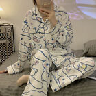 Cinnamoroll Cartoon Mori Girl Pajamas Pyjamas Top Trousers Set Sleepwear Spring