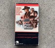 The Proud And The Damned VHS Rare Fusion Video 70s Western Chuck Connors