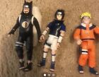 Naruto Kankuro Doll Figurine Set. Mattel Action Figure Lot Of 3 Vintage