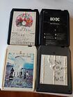 Lot of 4  8 Track Tapes AC/DC QUEEN PINK FLOYD THE WHO