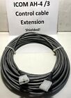 ICOM AH-4 Antenna tuner EXTENSION control cable 8 feet (2.4M) also LDG IT-100