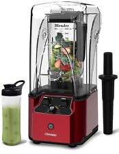 Quiet Commercial Blender with Soundproof Shield, 2200 Watt Professional Blend...