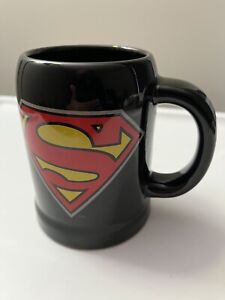 Man Of Steel Mug Black Ceramic Superman DC Comics Collectable