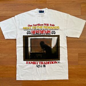 NEW Online Ceramics Hereditary A24 Med T-Shirt White OOP Haunted Wagon